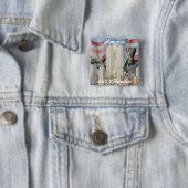 Twin Towers 9/11 Remembrance Button (In situ)