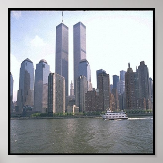 Twin Towers/New York Poster (Voorkant)