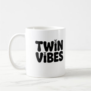 Twin Vibes Mug - Gemini Zodiac Coffee