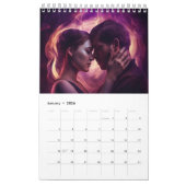 Twin vlamkalender kalender (Jan 2026)