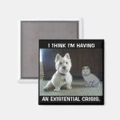 Twin Westies Photo Magnet (Recto/Verso)