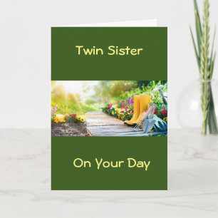 **TWIN ZUSTER** RELAX / HET IS JE DAG KAART