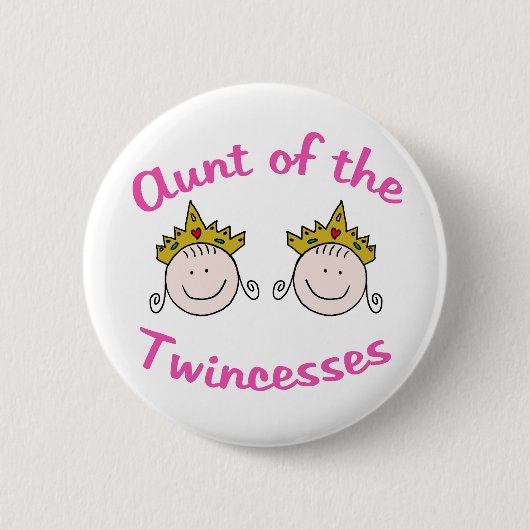 Twincess Aunt Ronde Button 5,7 Cm (Voorkant)