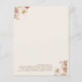 Twinden Beren Word Scramble Baby shower Game (Achterkant)