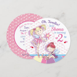 Twindenergie, Cute Ballet Girls, 2 jaar oud Kaart