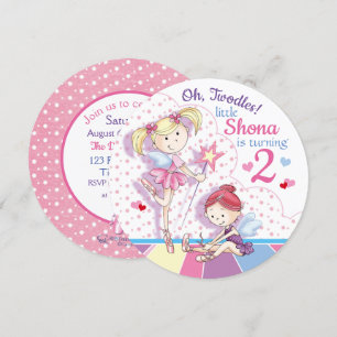 Twindenergie, Cute Ballet Girls, 2 jaar oud Kaart