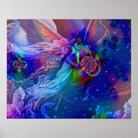 Twindenergie in de hemel - Poster (Voorkant)