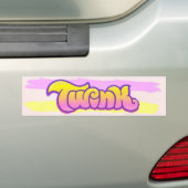 TWINK LGBTQ Gay Pride Boy Bumpersticker (Op auto)