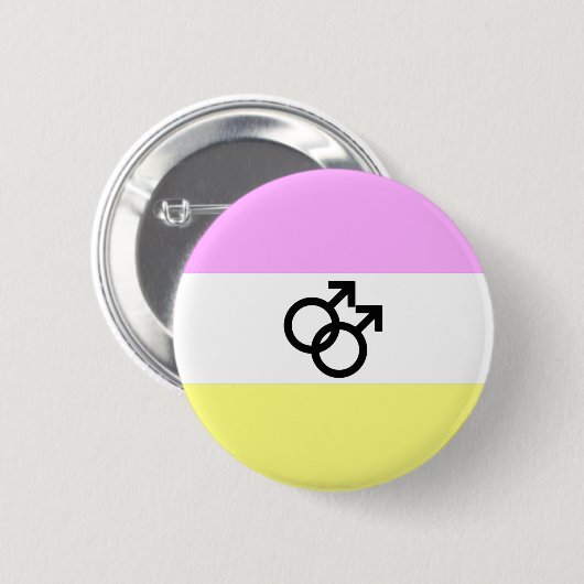 Twink Pride Flag Ronde Button 5,7 Cm (Voorkant /achterkant)