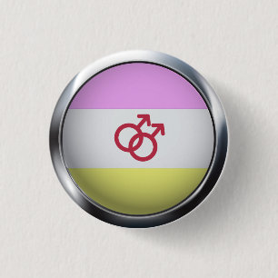 TWINK PRIDE MEDAILLON RONDE BUTTON 3,2 CM