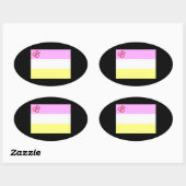 Twink Pride Ovale Sticker (Vel)