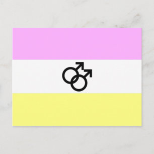 Twink Pride-vlag Briefkaart