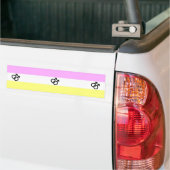 Twink Pride Vlag Bumpersticker (Op Truck)