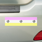 Twink Pride-vlag Bumpersticker (Op auto)