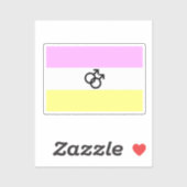 Twink Pride Vlag Sticker (Vel)
