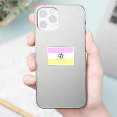 Twink Pride Vlag Sticker (Telefoon)