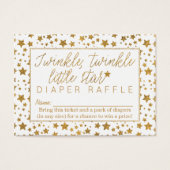 Twink Twinkle Little Star Baby Showr Diaper Raffle (Devant)