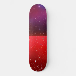 Twinkelen in rood skateboard