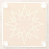 Twinkelstaarten Glazen Onderzetter (Achterkant)