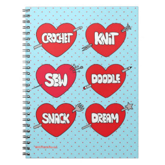 Twinkie Chan Blue Crafty Journal Notitieboek