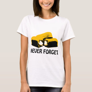 Twinkies Vergeet nooit het hoge contrastontwerp T-shirt