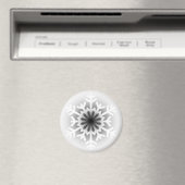 Twinking White Snowflake Magneet (Insitu (Vaatwasser))