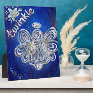 Twinkle Angel Art Schilderij Gift Plaque Fotoplaat