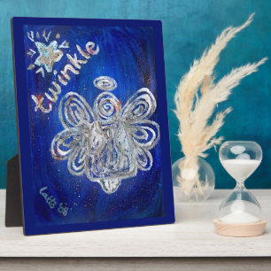 Twinkle Angel Art Schilderij Gift Plaque Fotoplaat