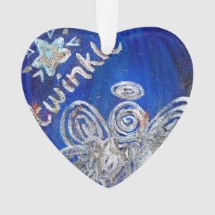 Twinkle Argent Angel Art Cadeau de vacances