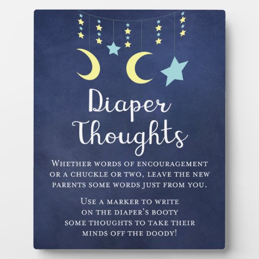 Twinkle Baby shower Jeu Plaque (Devant)