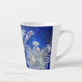Twinkle Guardian Angel Custom Latte Mug Cup (Droite)