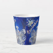 Twinkle Guardian Angel Custom Latte Mug Cup (Devant)