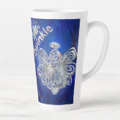 Twinkle Guardian Angel Custom Latte Mug Cup (Droite)