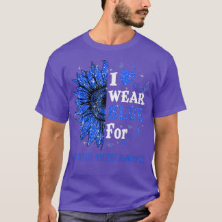 Twinkle Heart Sunflower Transverse Myelitis Awaren T-shirt