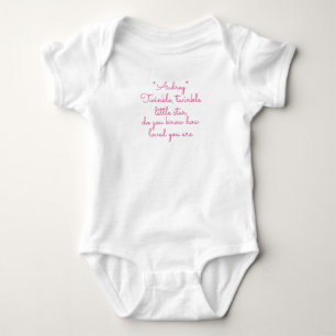 Twinkle kleine ster baby bodysuit monogram