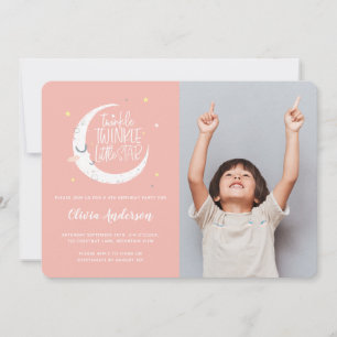 Twinkle, kleine ster foto verjaardagsfeestje