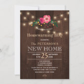 Twinkle licht florerende, rustige huishouding kaart (Voorkant)