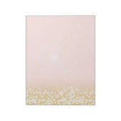 Twinkle Lights Blush en Gold Notitieblok (Gedraaid)