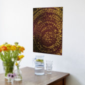 Twinkle Lights Gold Folie Print (Laag (Keuken))