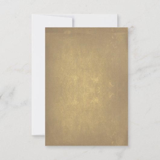 Twinkle Lights Tree Rustieke Bruiloft RSVP kaart (Achterkant)