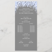 Twinkle Lights Wedding Program Programma (Achterkant)