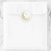 Twinkle Little Star Autocollant Lune Or Bleu (Sac)