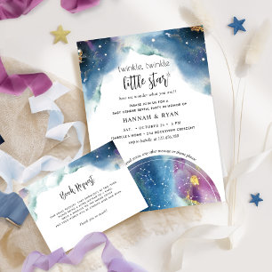 Twinkle, Little Star Baby Geslacht Reveal Feest Kaart