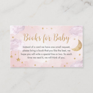 Twinkle Little Star Baby Shower Boeken voor Baby Informatiekaartje
