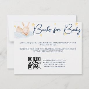 Twinkle Little Star Baby shower Book Kaart Notitiekaartje
