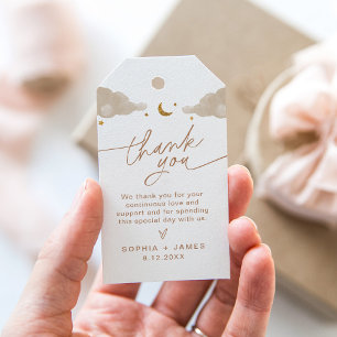 Twinkle Little Star Baby shower Favor Tag Cadeaulabel