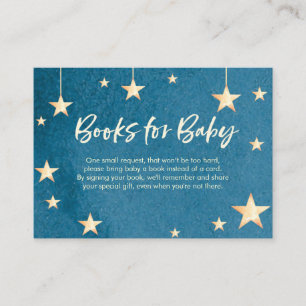 Twinkle little star Baby shower Insert Kaart