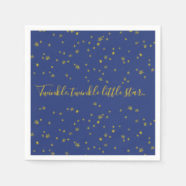 Twinkle Little Star Baby shower Paper Napkins Servetten