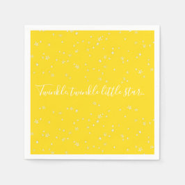 Twinkle Little Star Baby shower Paper Napkins Servetten