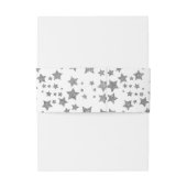 Twinkle Little Star Baby shower Uitnodigingen Wikkel (Achterkant Voorbeeld)